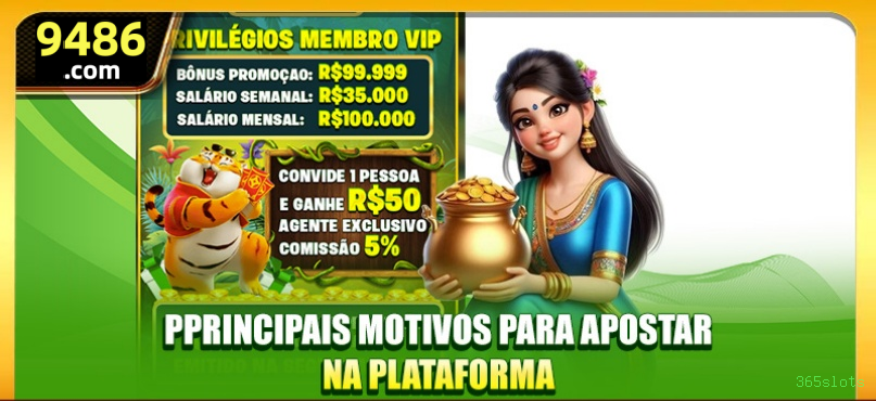 365slots — plataforma segura e premiada de apostas
